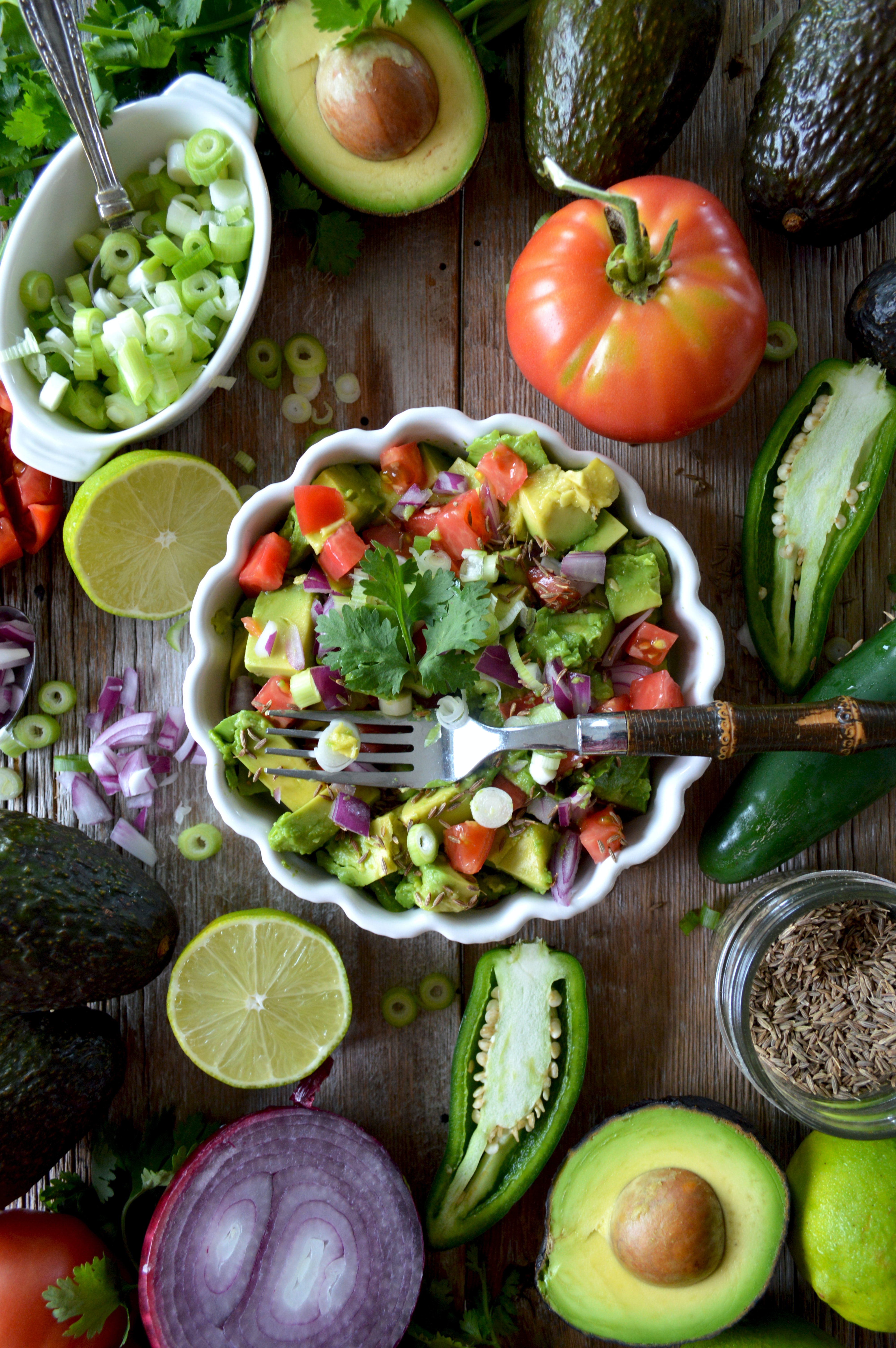 Salade fraîcheur au cumin