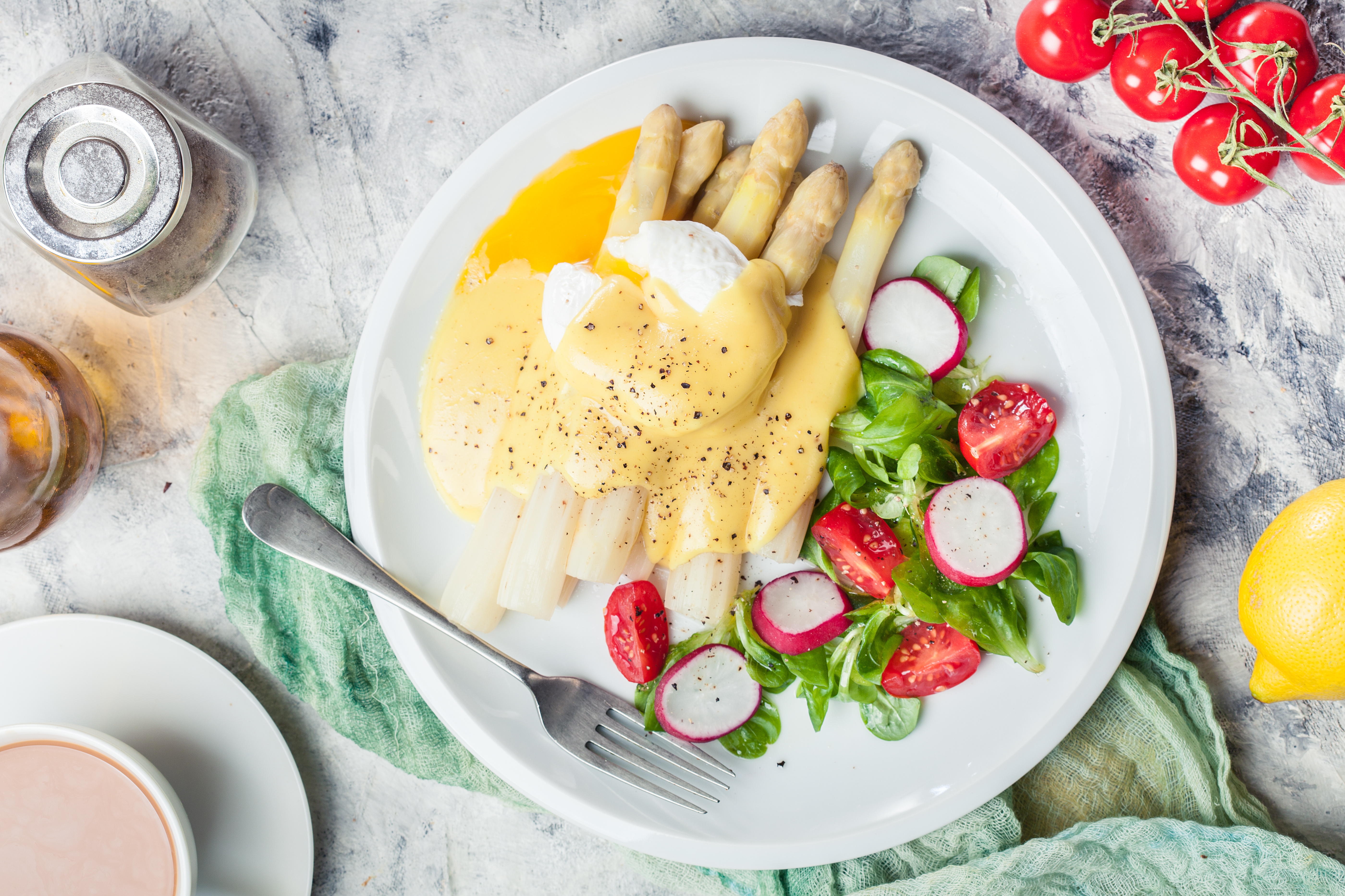 Brunch aux asperges