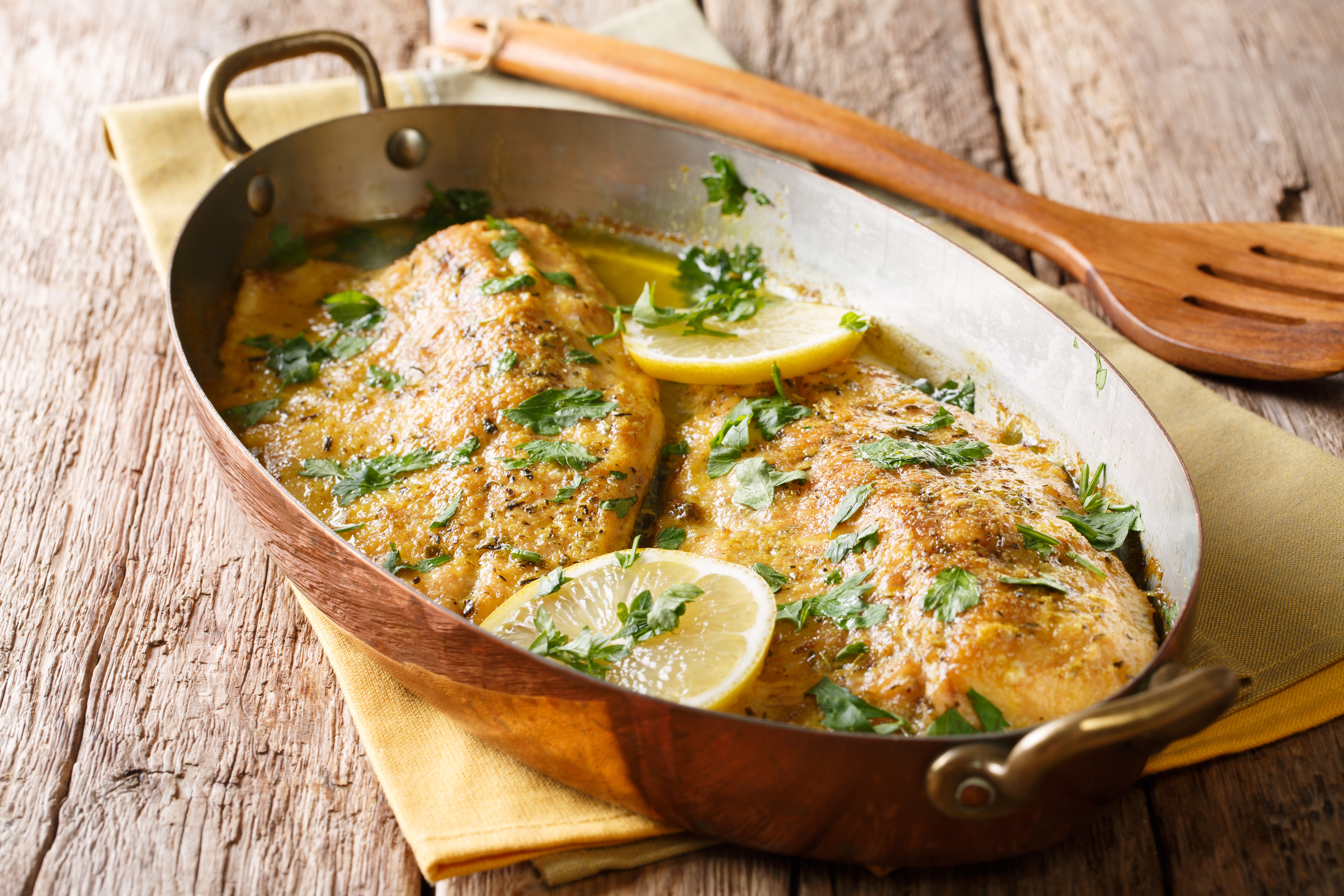 Filets de truite au citron