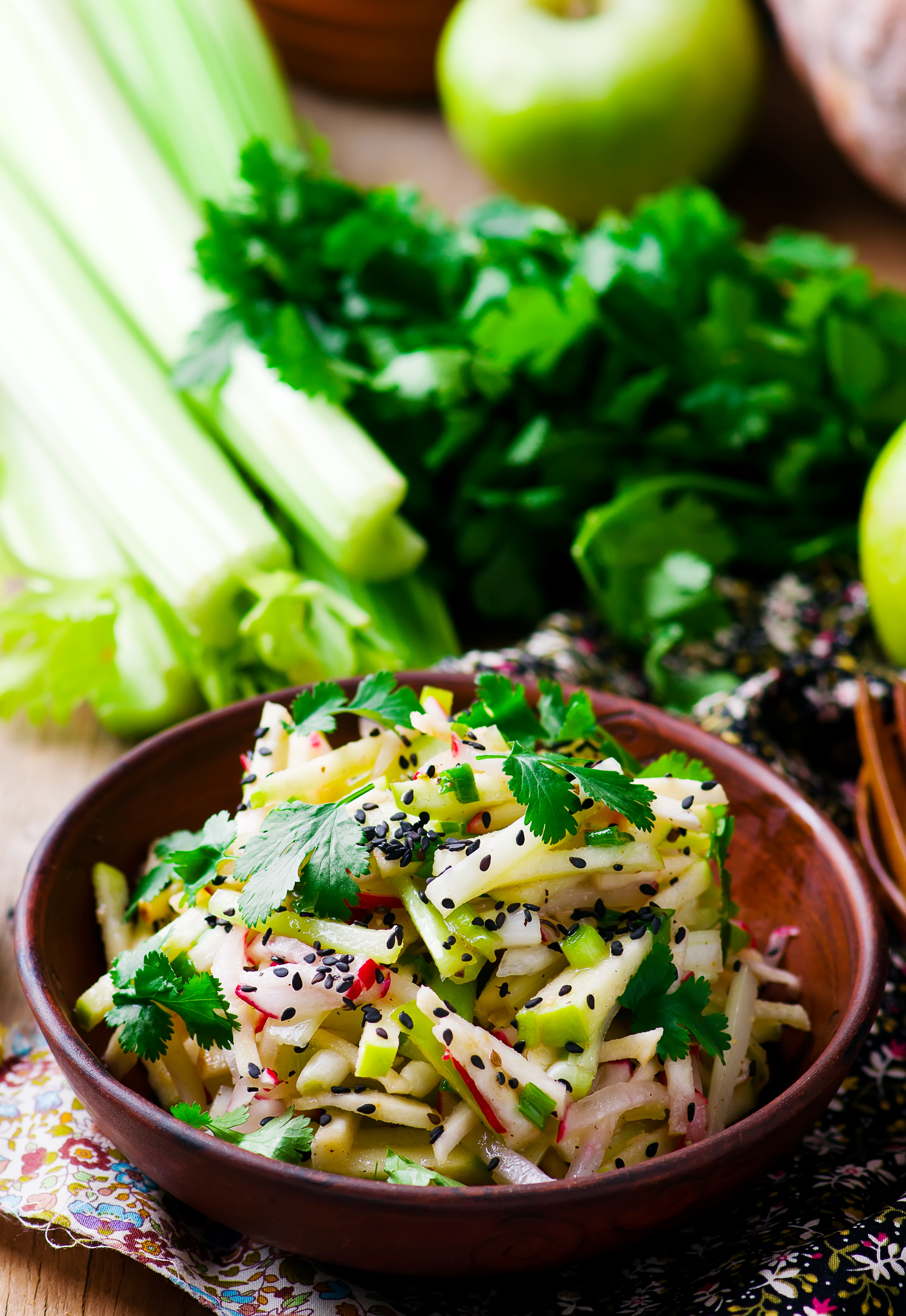 Salade de céleri-branche et pomme 