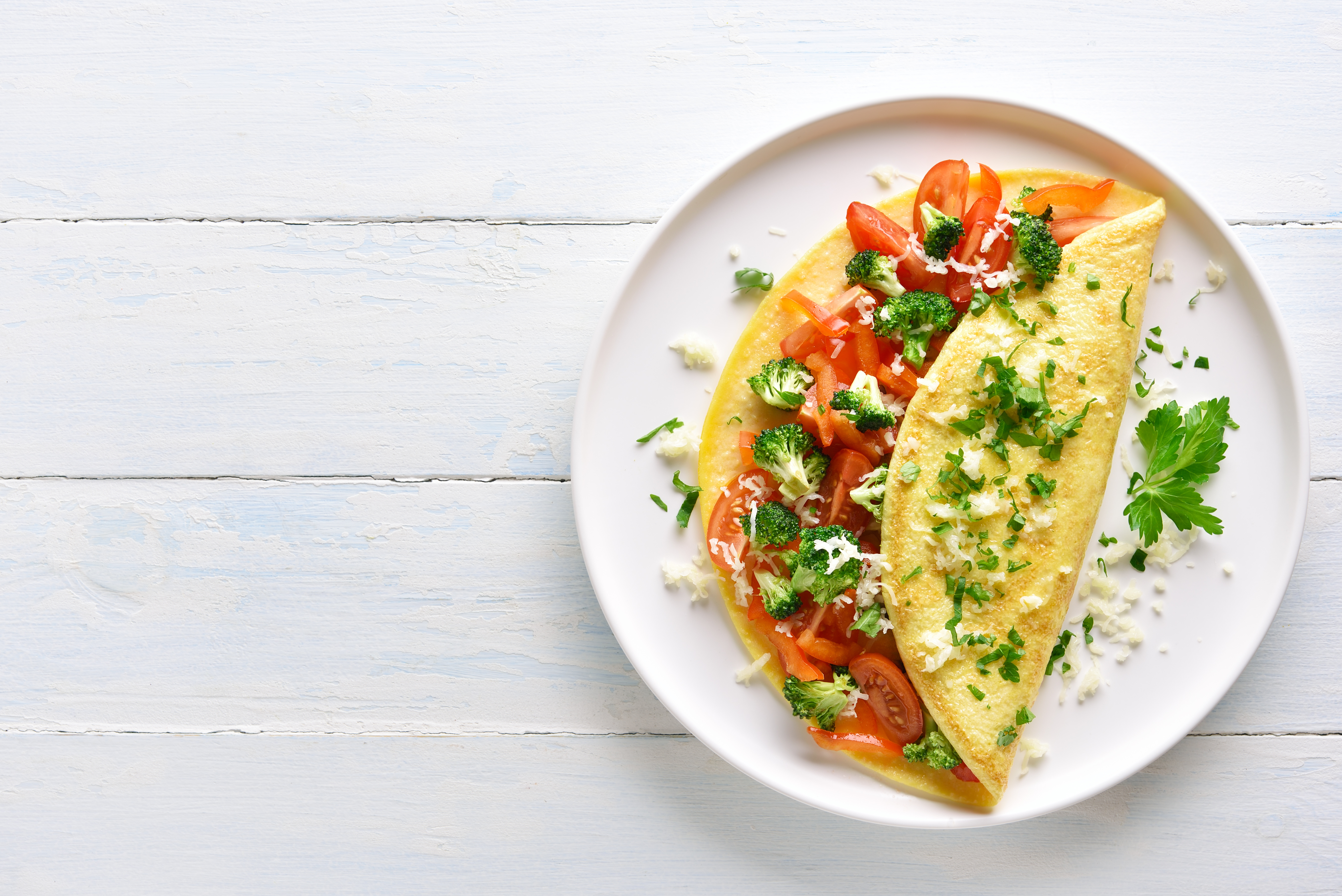 Omelette aux légumes