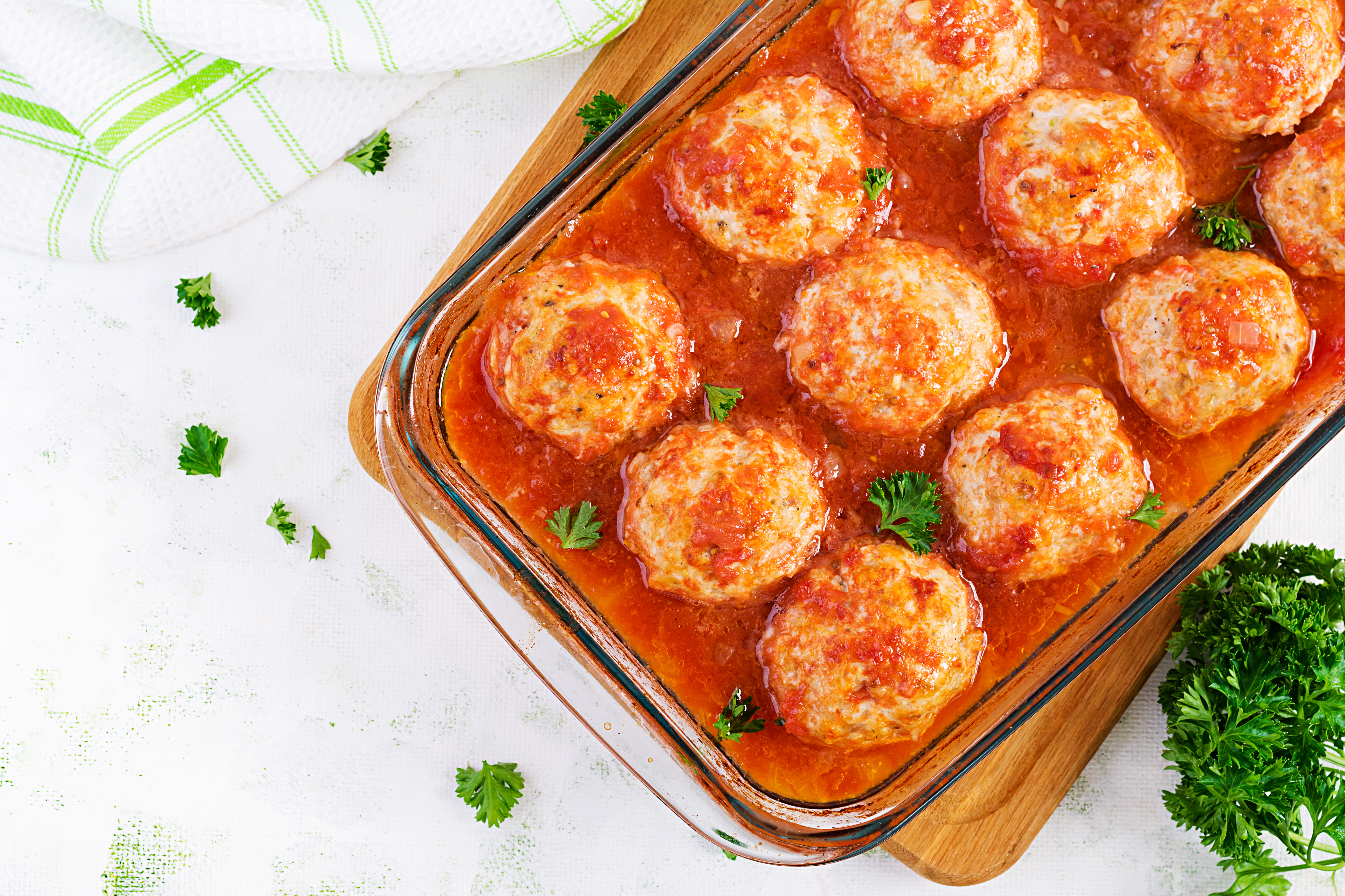 Boulettes de boeuf à la sauce tomate