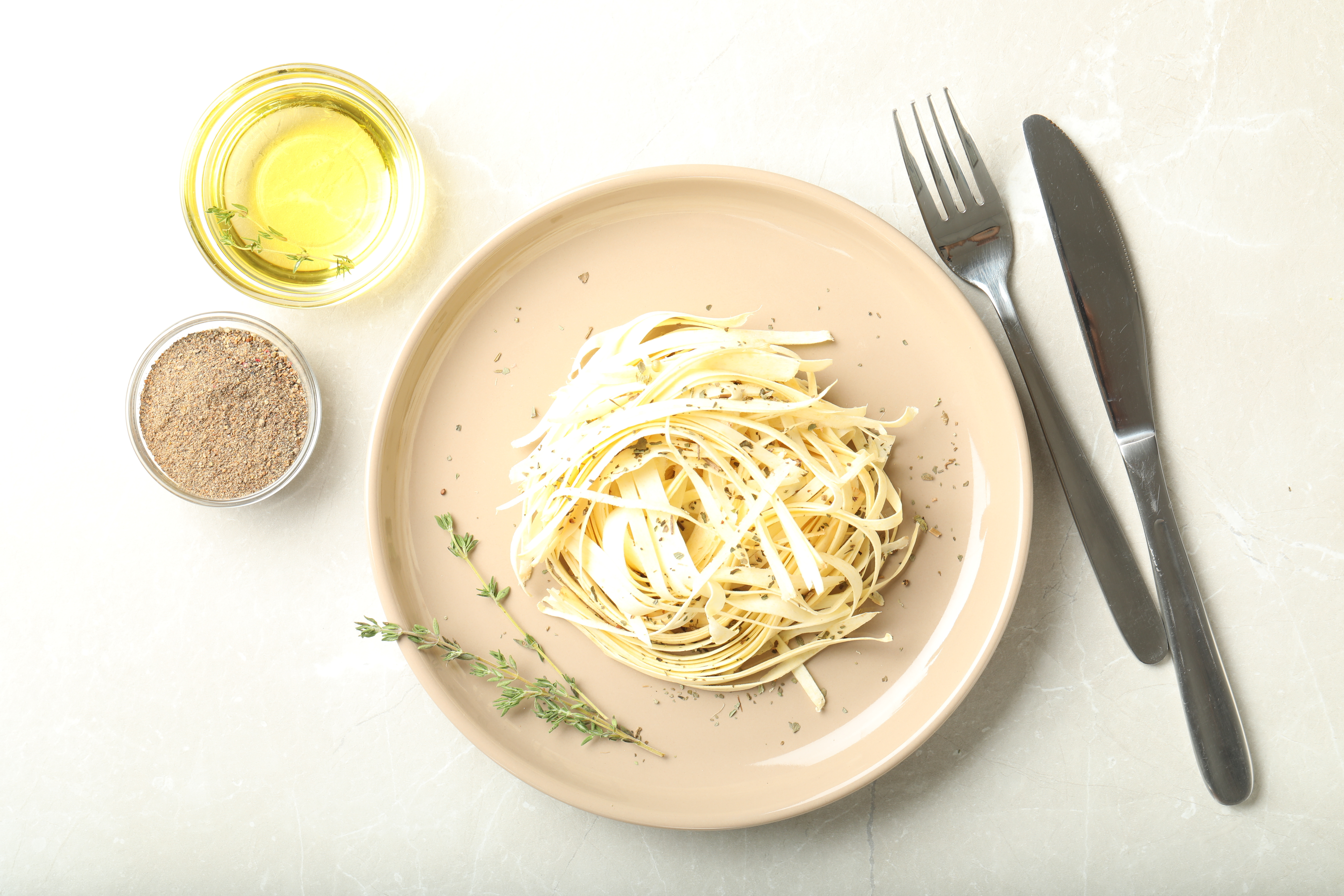 Salade de carottes blanches