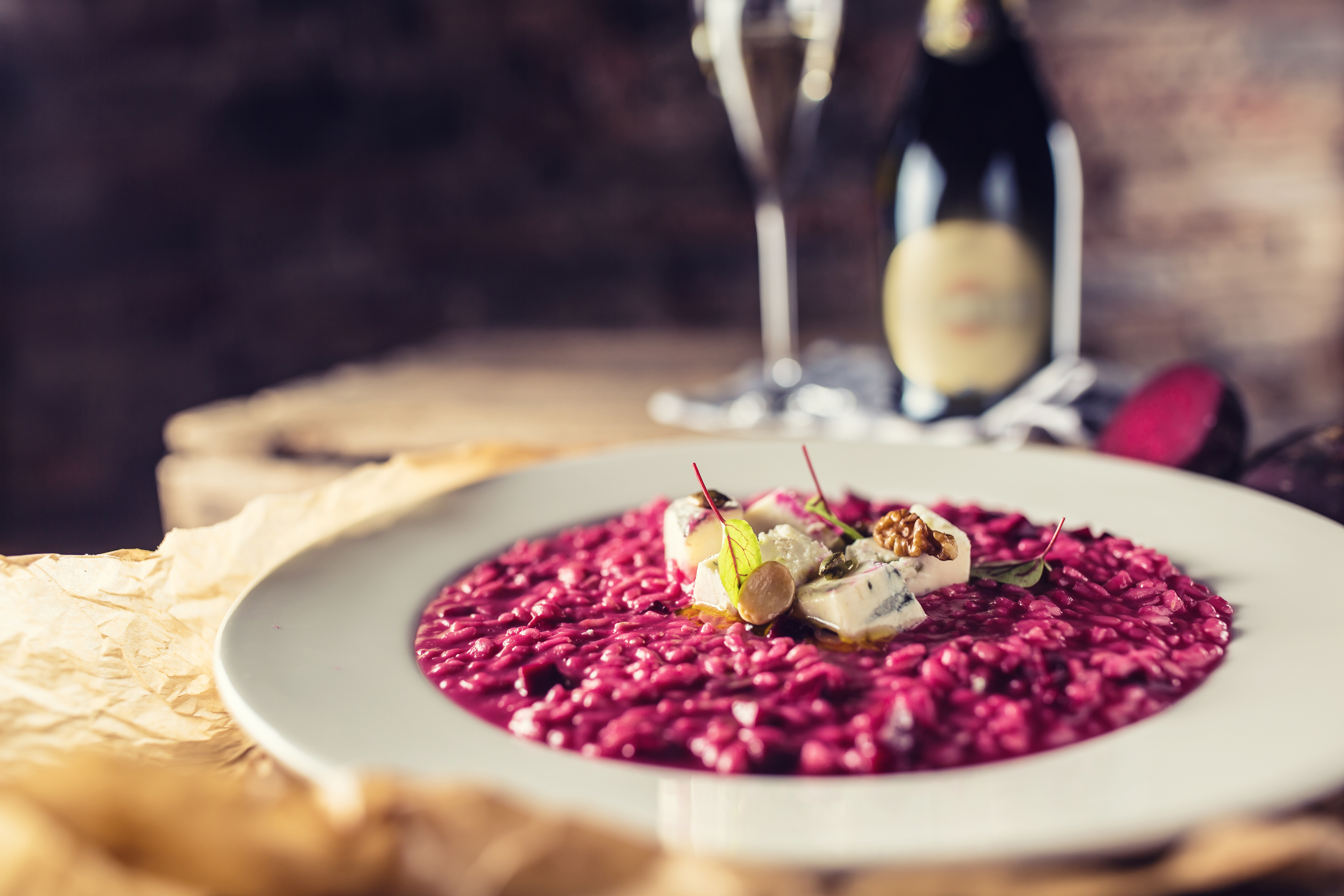Risotto à la betterave
