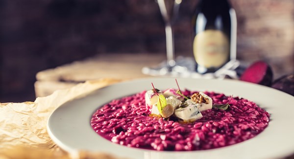Risotto à la betterave