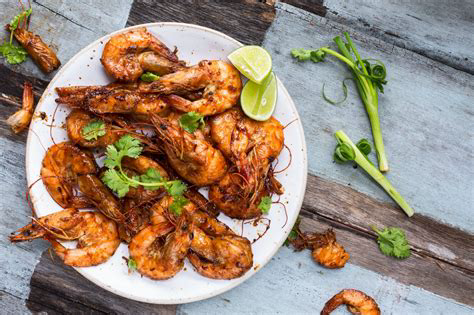 Crevettes à l’ail et au citron